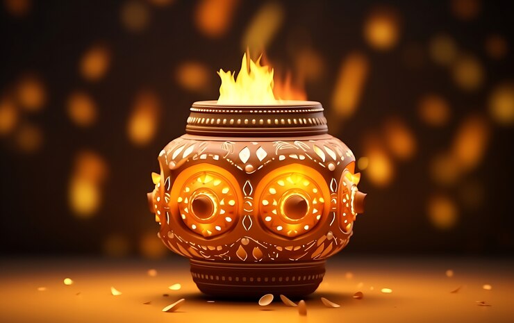 Photo gratuit la célébration de lohri en inde