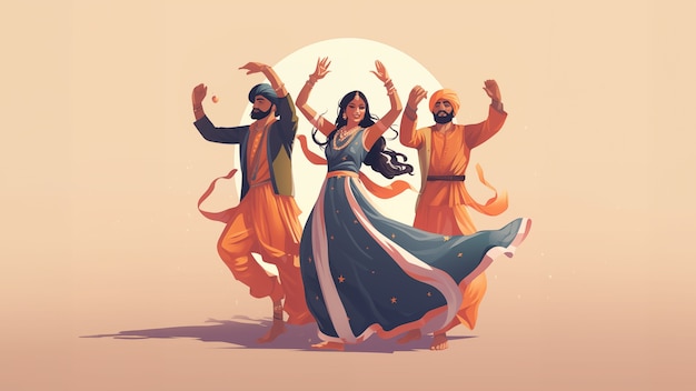 Célébration de Lohri en Inde