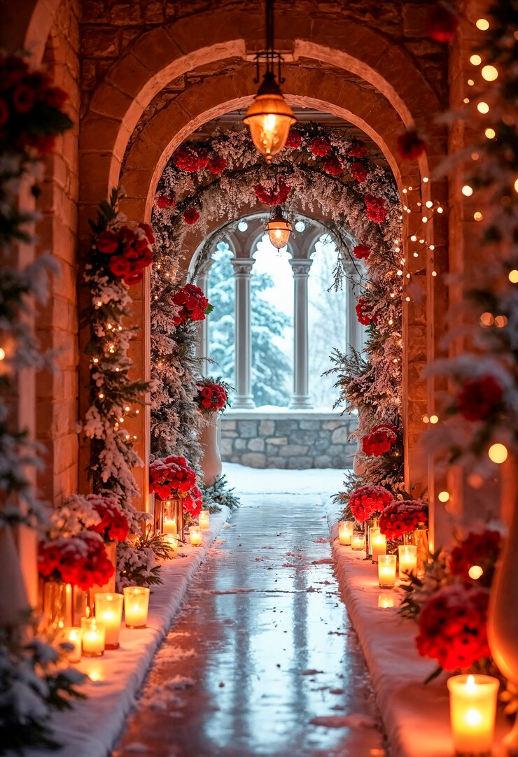 Photo gratuit célébration de noël avec des ornements intérieurs