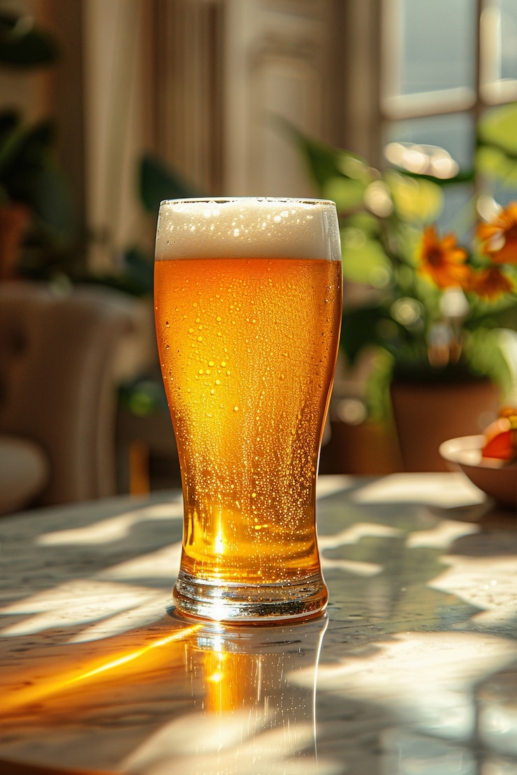 Photo gratuit célébration de l'oktoberfest avec des natures mortes de bière