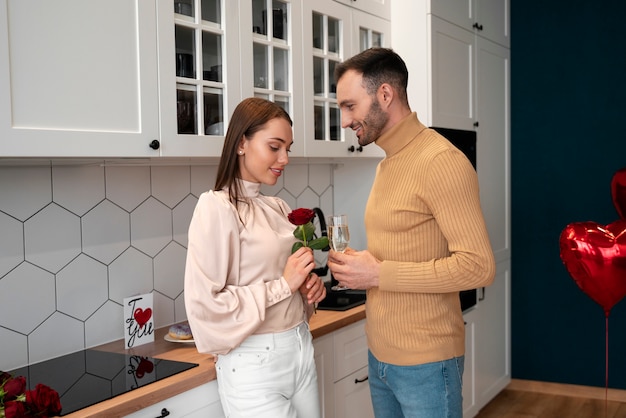 Photo gratuite célébration de la saint valentin