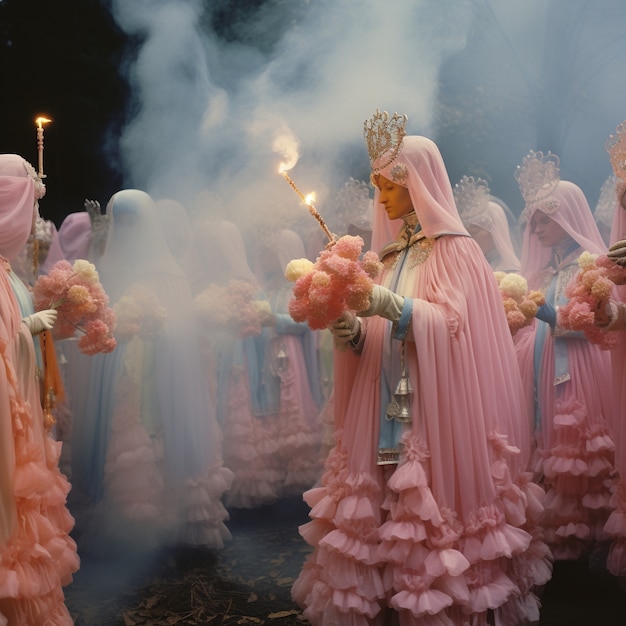 Photo gratuite célébration de la semaine sainte