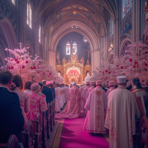 Photo gratuite célébration de la semaine sainte