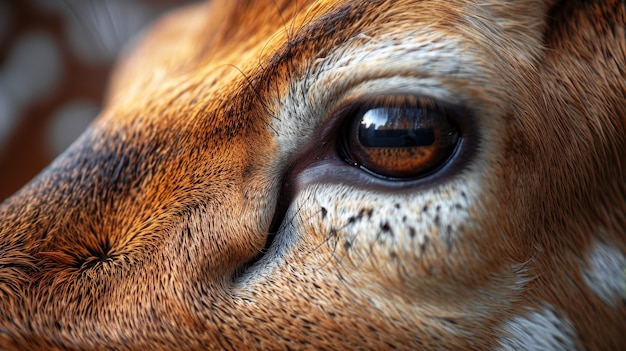 Photo gratuite le cerf sauvage dans la nature