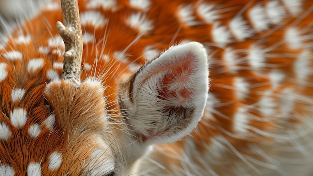 Photo gratuite le cerf sauvage dans la nature