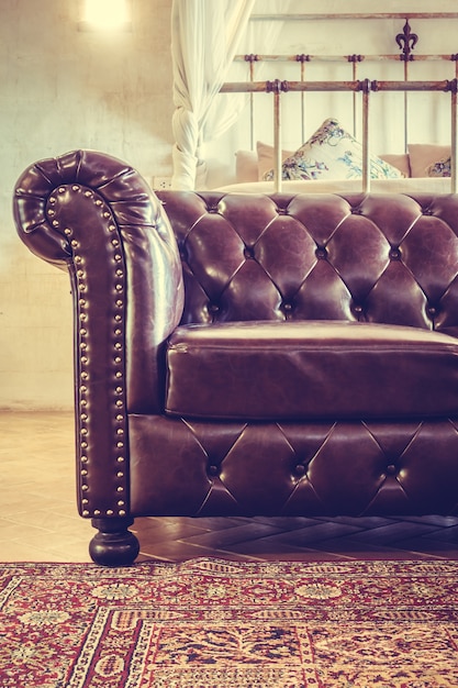 Photo gratuite chaise antique mobilier d'intérieur canapé