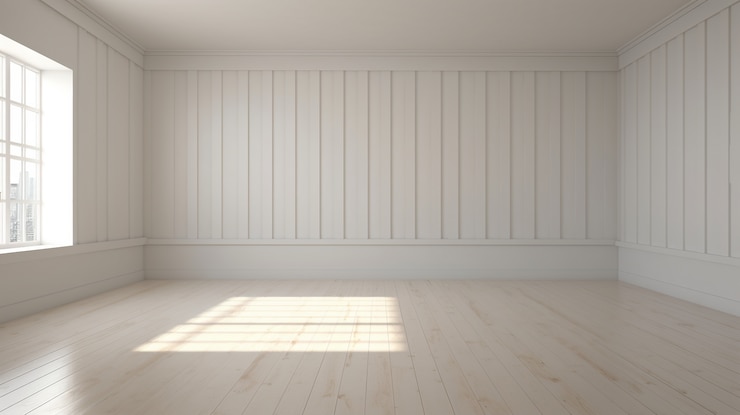 Photo gratuit une chambre moderne et vide.