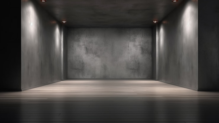 Photo gratuit une chambre moderne et vide.
