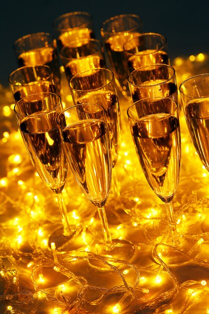 Le champagne est compris dans toutes les boissons de fête