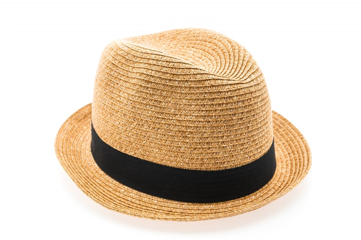 Photo gratuit chapeau de paille pour homme