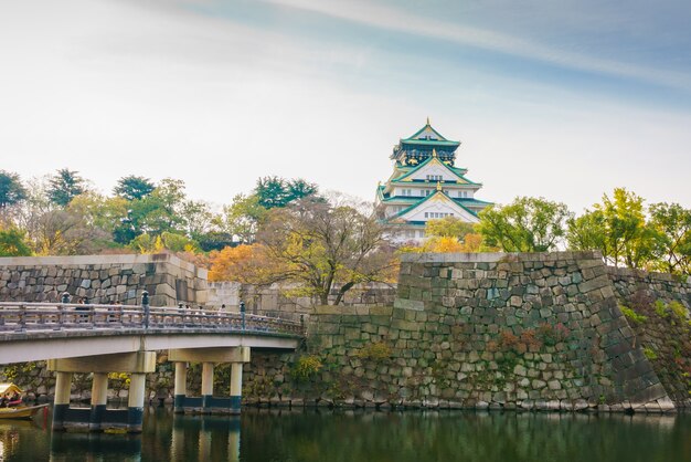 château d&#39;Osaka à Osaka au Japon