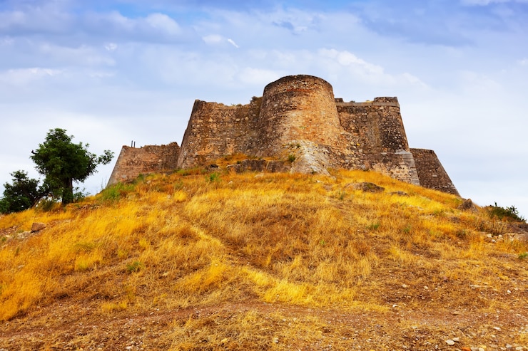 Photo gratuit château de sagunto en été