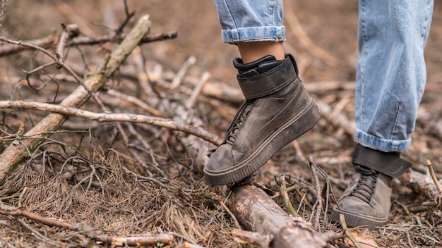 Chaussures femme gros plan