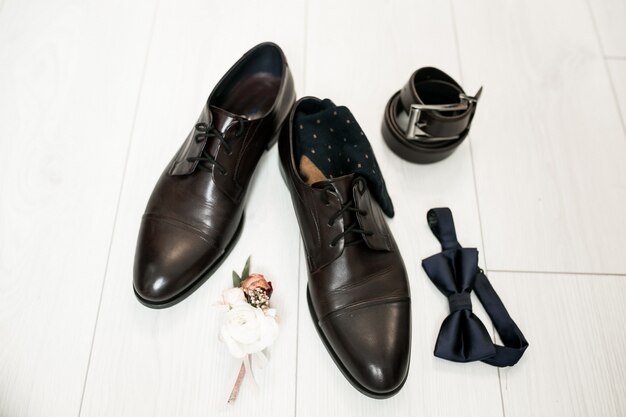Chaussures de mariage de marié