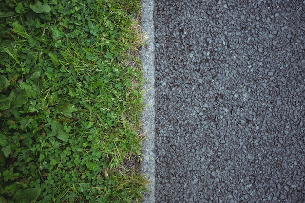 Chemin passant par l&#39;herbe