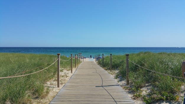 Chemin de la plage