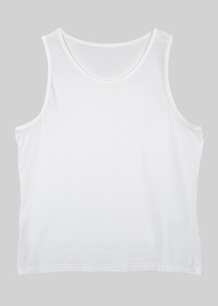 Chemise muscle blanche mode streetwear