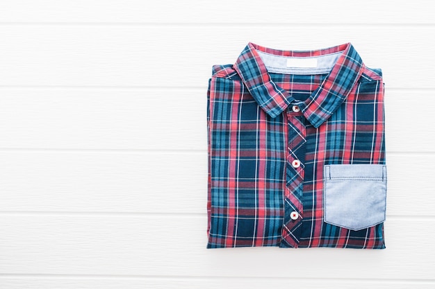 Photo gratuite chemise tartan ou plaid