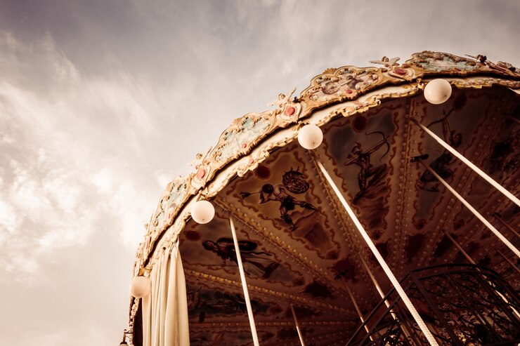 Photo gratuit cheval de carrousel