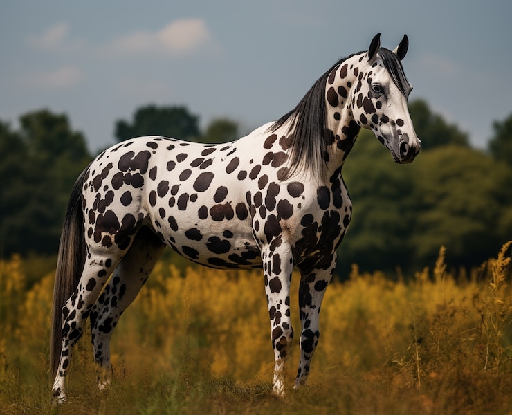 Photo gratuit le cheval dans la nature génère une image