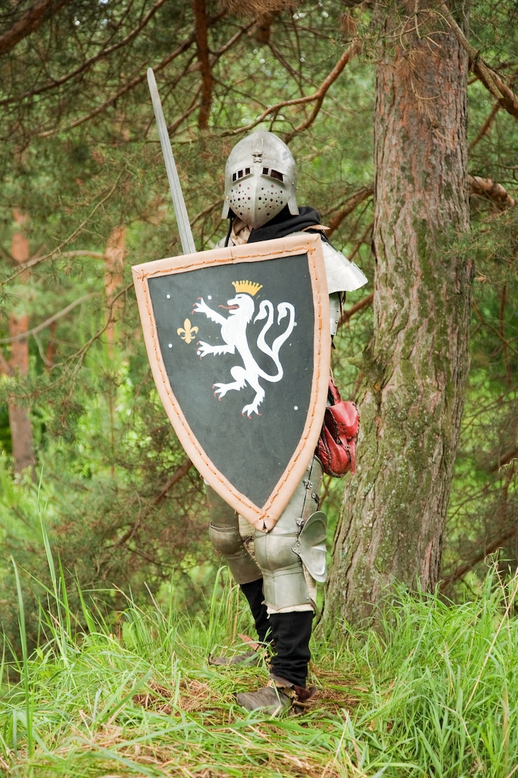 Photo gratuit chevalier en armure
