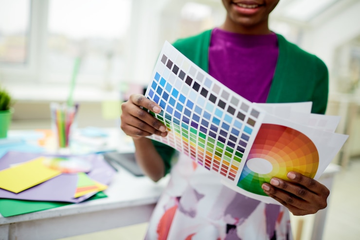 Photo gratuit choix de couleur