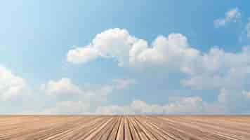 Photo gratuite ciel bleu et nuages