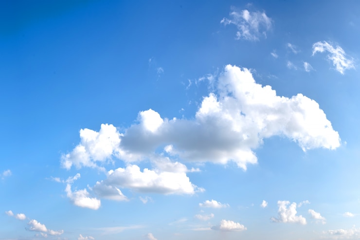 Photo gratuit ciel nuageux