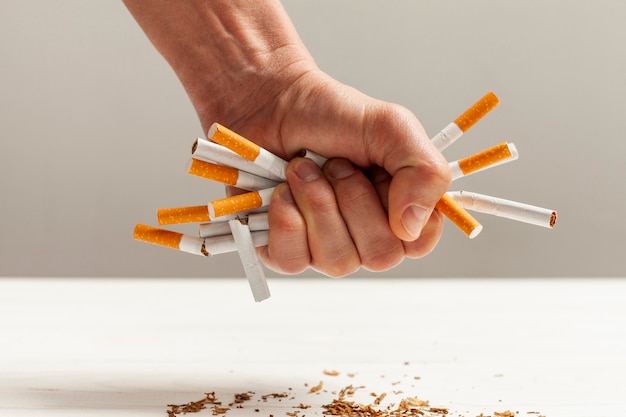 Cigarettes fumant habbit