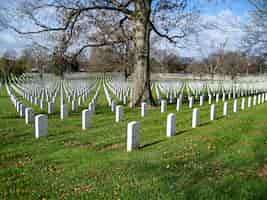 Photo gratuite cimetière national d'arlington