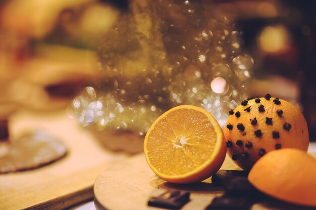 Citrons sur une table