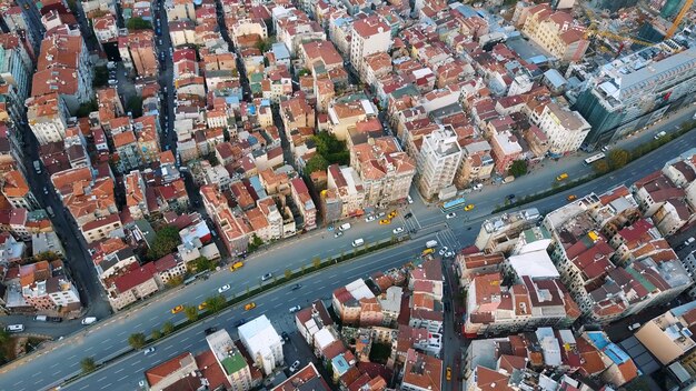 Cityscape Istanbul, Turquie. Photo vue à vol d'oiseau