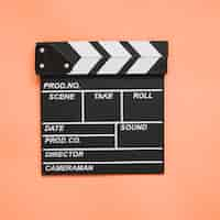 Photo gratuite clapperboard