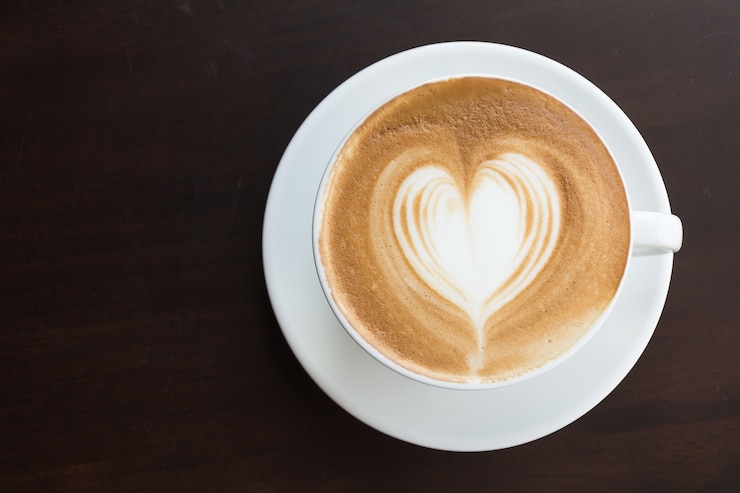 Photo gratuit close love brown cup natural