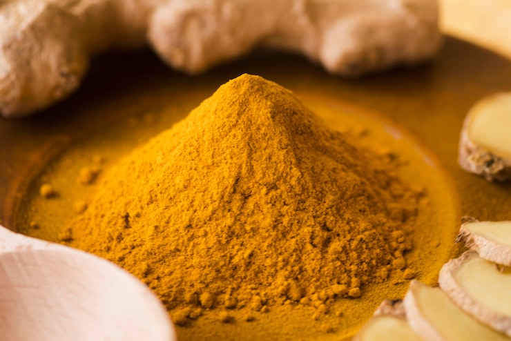 Photo gratuit close up arrangement de pigments naturels