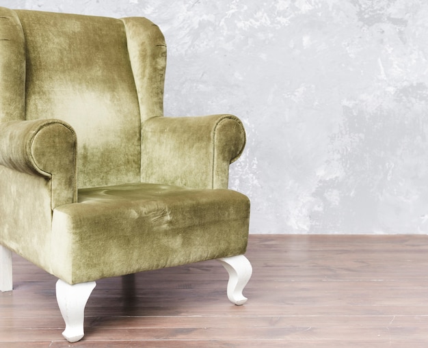 Close-up confortable fauteuil