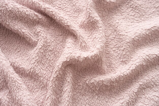 Close up detail de la texture des vêtements confortables