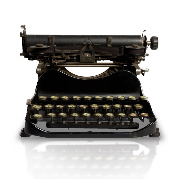 Close-up de la machine à écrire Vintage
