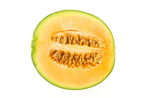 Close-up de melon juteux