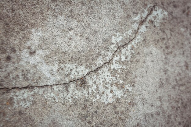 Close-up de mur en béton avec le crack