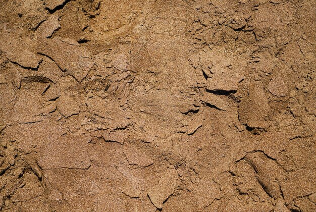 Close-up de sable de la mer