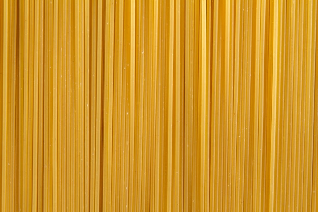 Close-up des spaghettis crus