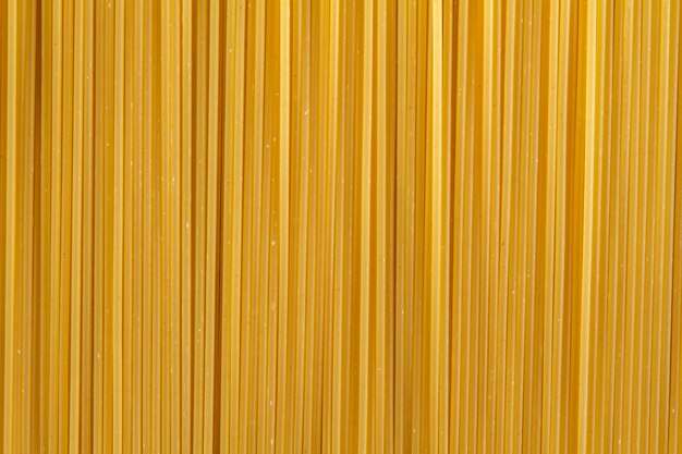 Close-up des spaghettis crus