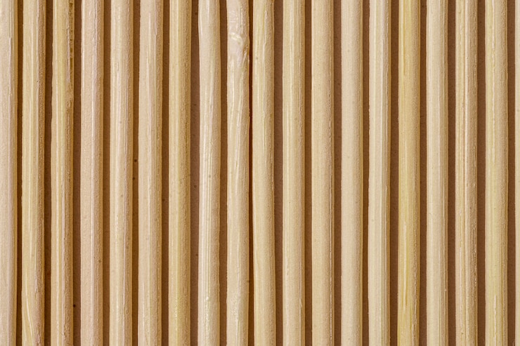 Photo gratuit close-up de tapis de table en bambou