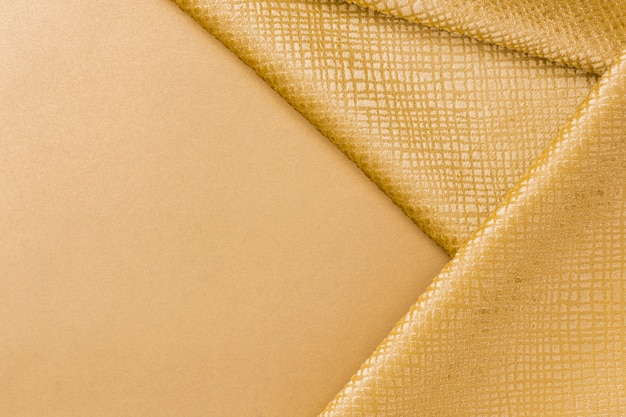 Close-up texture de fibre dorée avec espace copie
