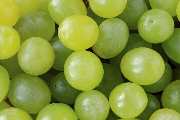 Close-up texture de raisins blancs