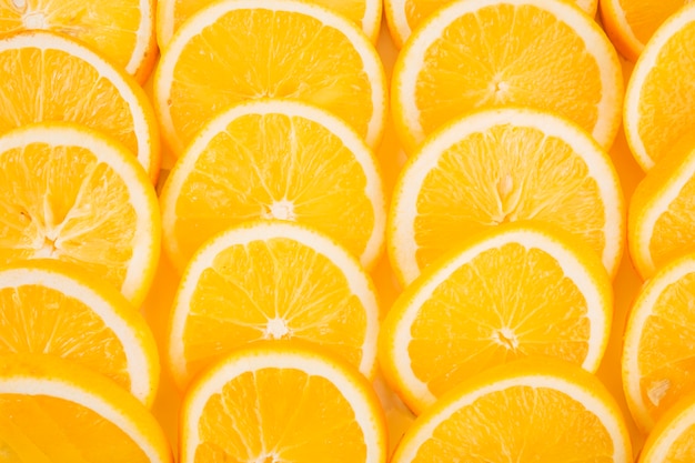 Close-up tranches d'oranges