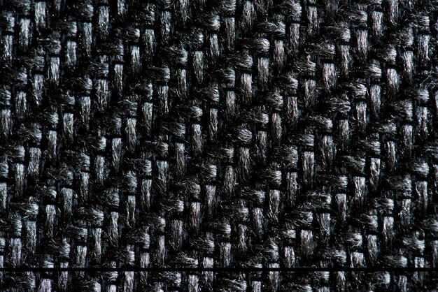Closeup tissu noir