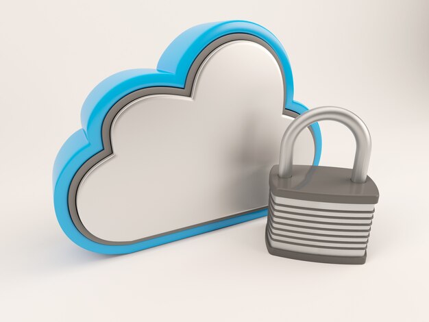 Cloud avec une serrure