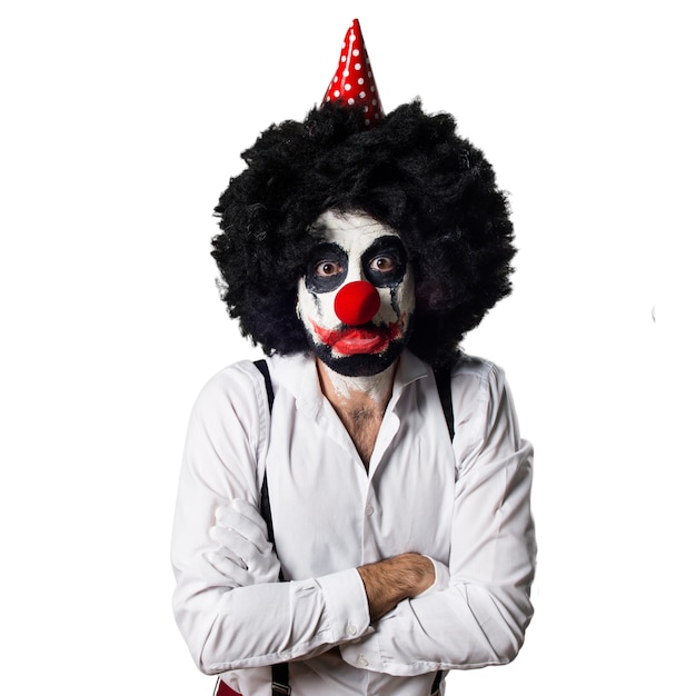 Clown tueur triste